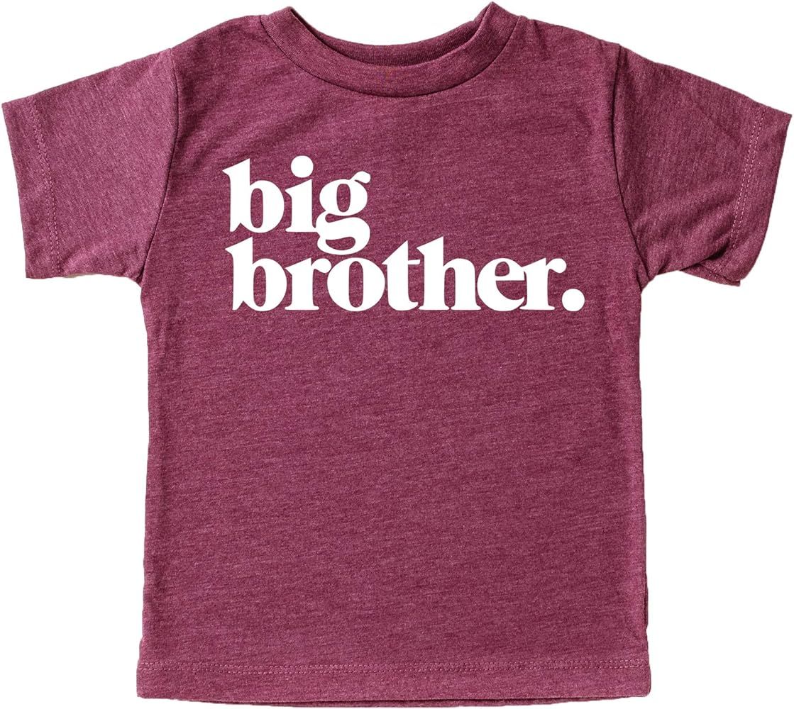 Bold Promoted to Big Brother Sibling Reveal Shirt for Boys Sibling Outfit | Amazon (US)
