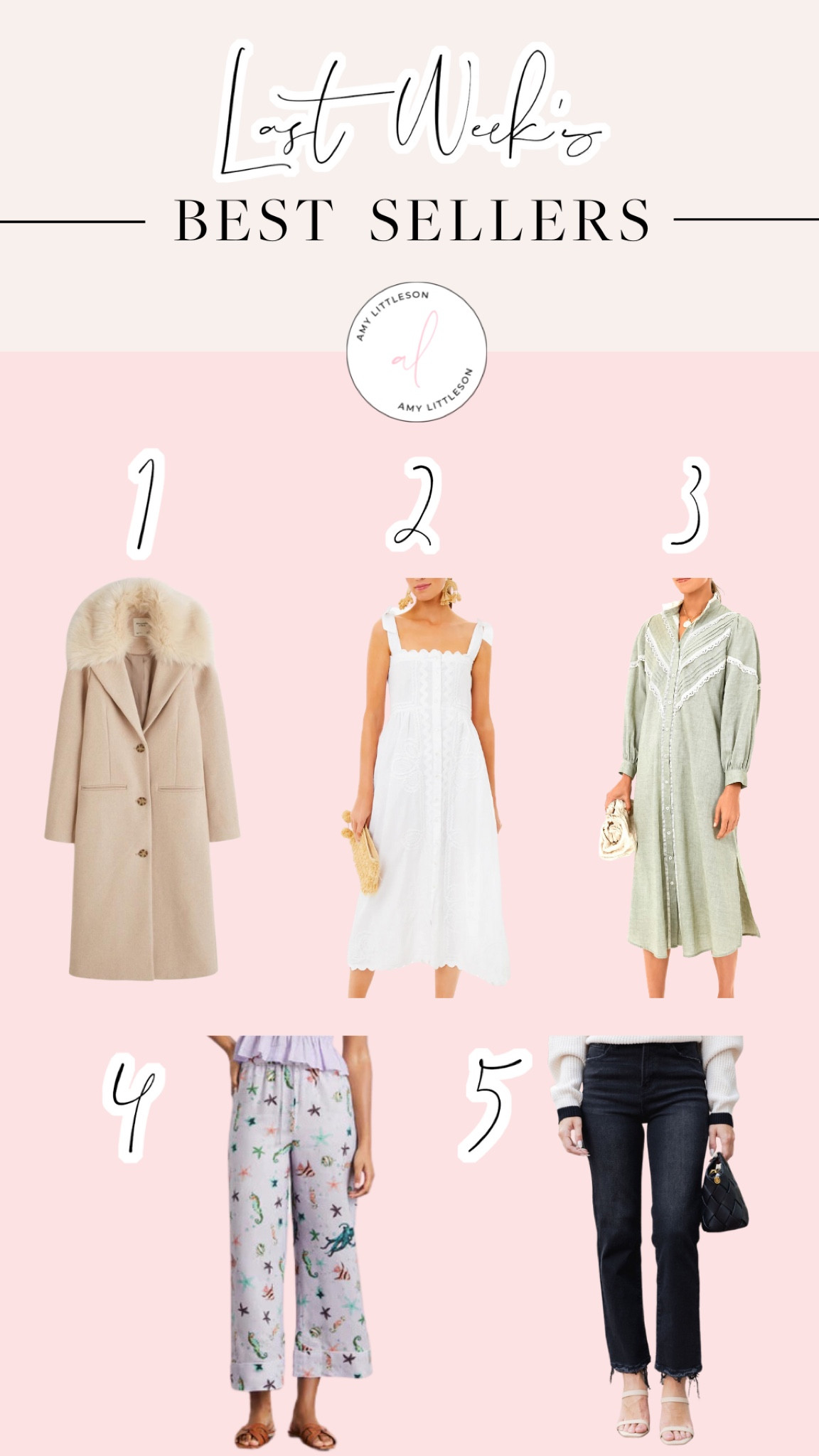 Last week’s top 5 best sellers 💗🤗

#LTKtravel #LTKstyletip #LTKunder50