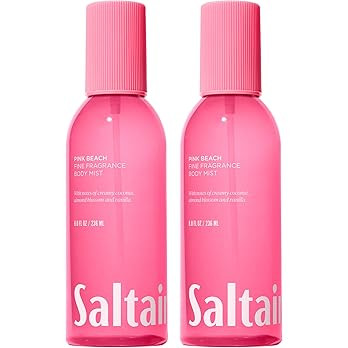 Saltair Body Mist 2 Pack - Fine Fragrance, Lightweight Body Spray Mist with Pink Beach Scent. Lon... | Amazon (US)