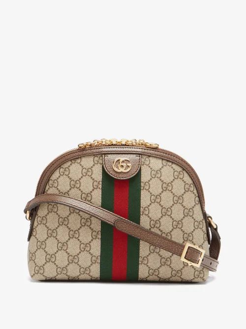 Gucci - Ophidia Small Gg Supreme Cross-body Bag - Womens - Grey Multi | Matches (US)