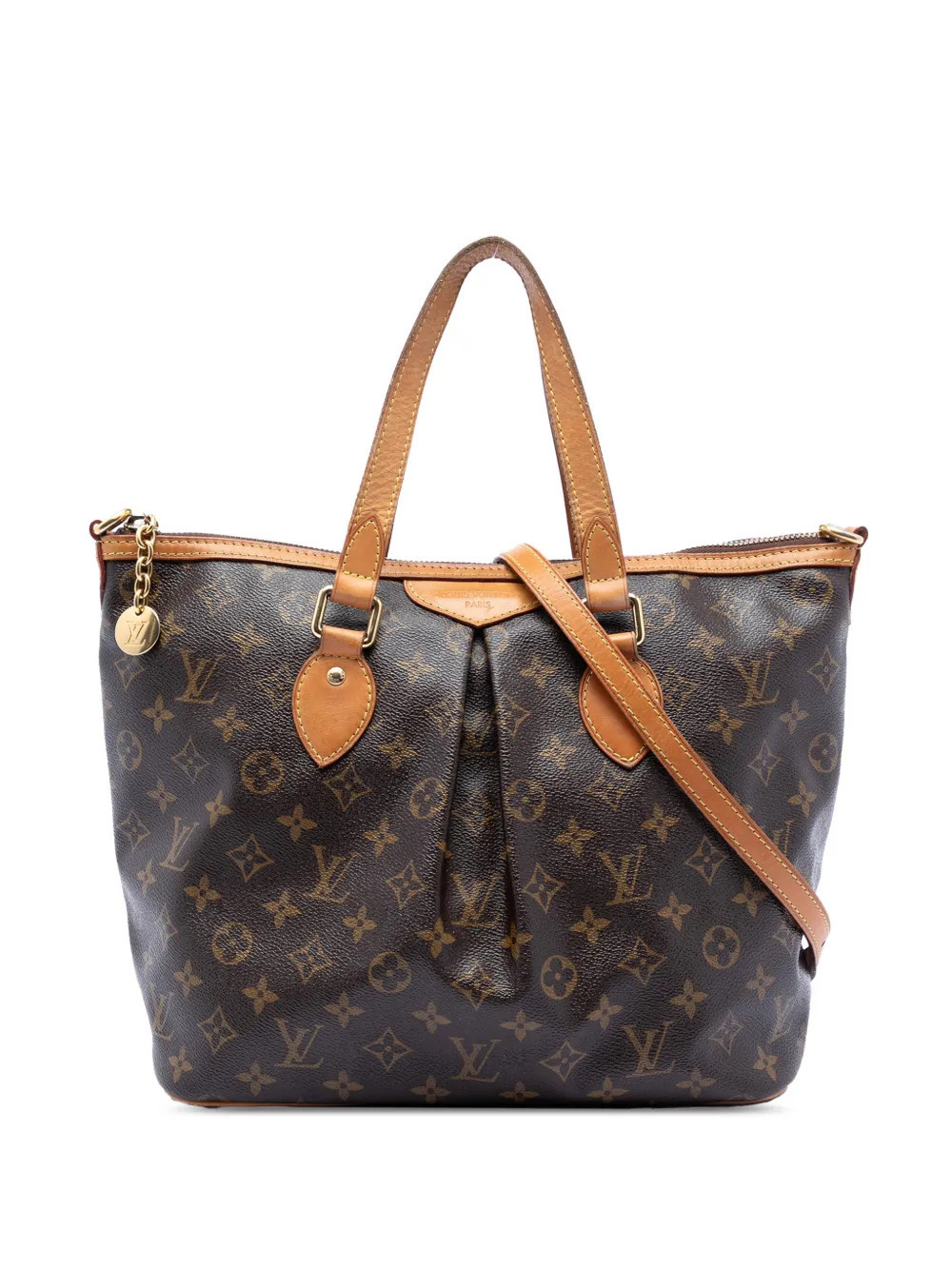 Louis Vuitton Pre-Owned 2013 Monogram Palermo PM satchel - Brown | Farfetch Global