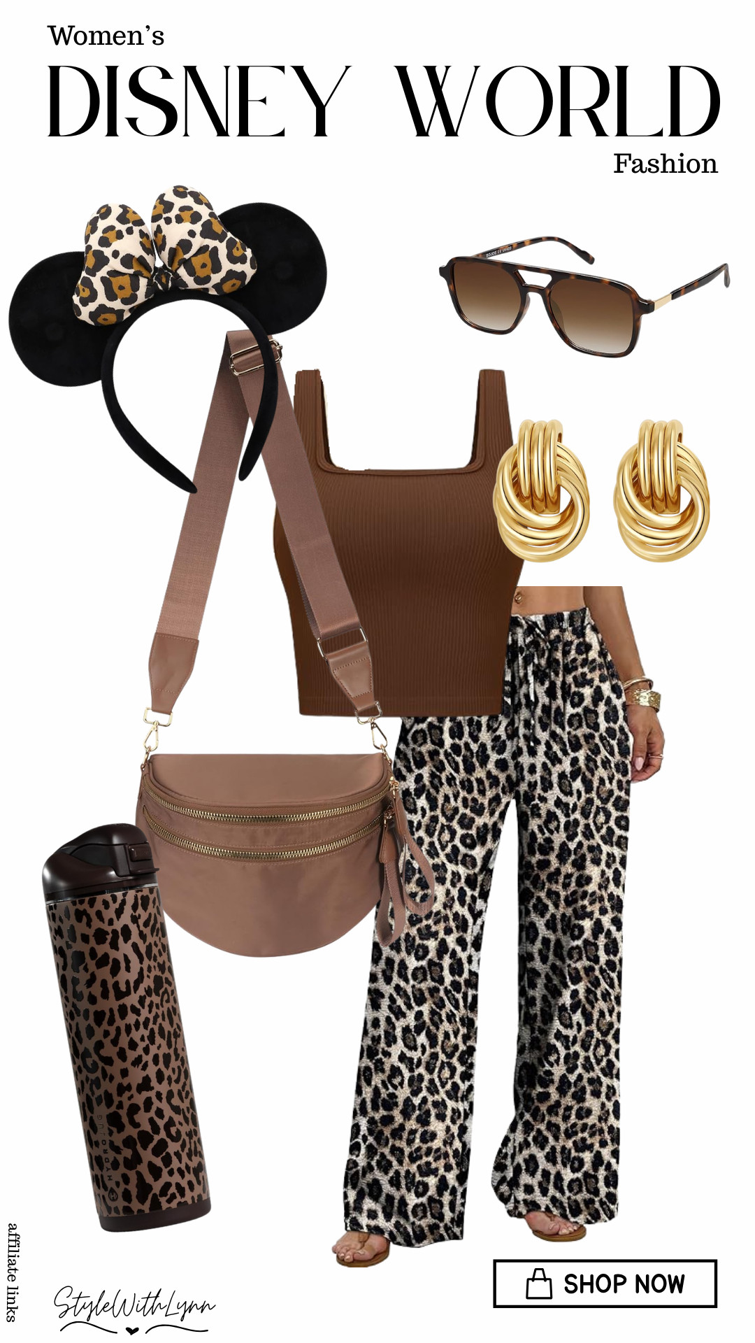 Leopard print, comfy fits, and the cutest Minnie ears make the perfect park‑day combo. Linking everything so you can recreate this chic Disney look for your next magical trip.

Follow for more Disney style inspo and everyday outfit ideas.

Disney World outfit, Disney World fashion, Disney park outfit ideas, Disney aesthetic outfit, Minnie ears outfit, Leopard print Disney outfit, Disney World style guide, Cute Disney outfits for women, What to wear to Disney World, Disney vacation outfits, Disney influencer style, Disney travel outfits, Disney World packing list, Disney chic outfit, Animal print outfit ideas 

 #LTKootd #LTKmomlife #LTKTravel