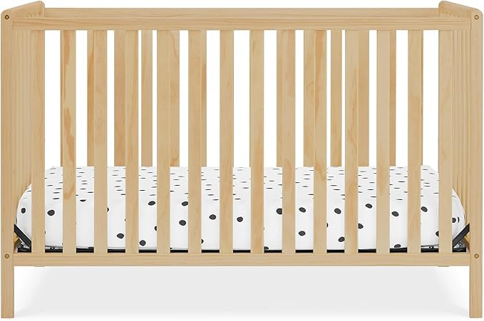 Delta Children Heartland 4-in-1 Convertible Crib, Natural | Amazon (US)