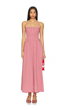 Solid & Striped x REVOLVE Delta Dress in Apple Red Gingham from Revolve.com | Revolve Clothing (Global)