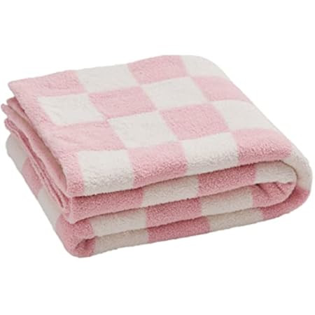 MIDO HOUSE Microfiber Throw Blanket Ultra-Soft Fuzzy Bed Blanket Reversible Knitted Checkerboard ... | Amazon (US)