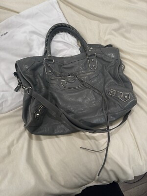 balenciaga moto city bag Gray  | eBay | eBay US