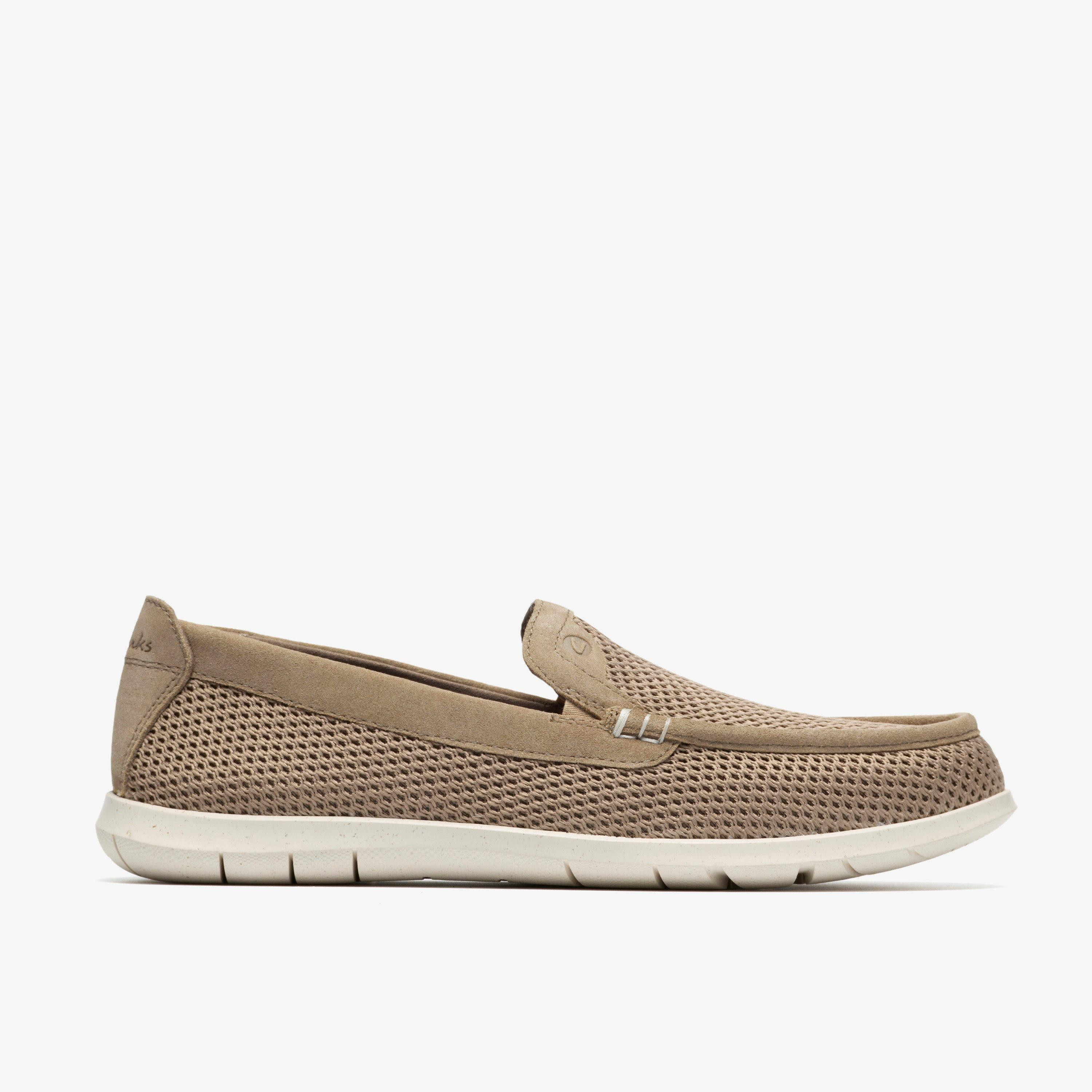 Mens Flexway Step Sand Knit Slip Ons | Clarks | Clarks (US)