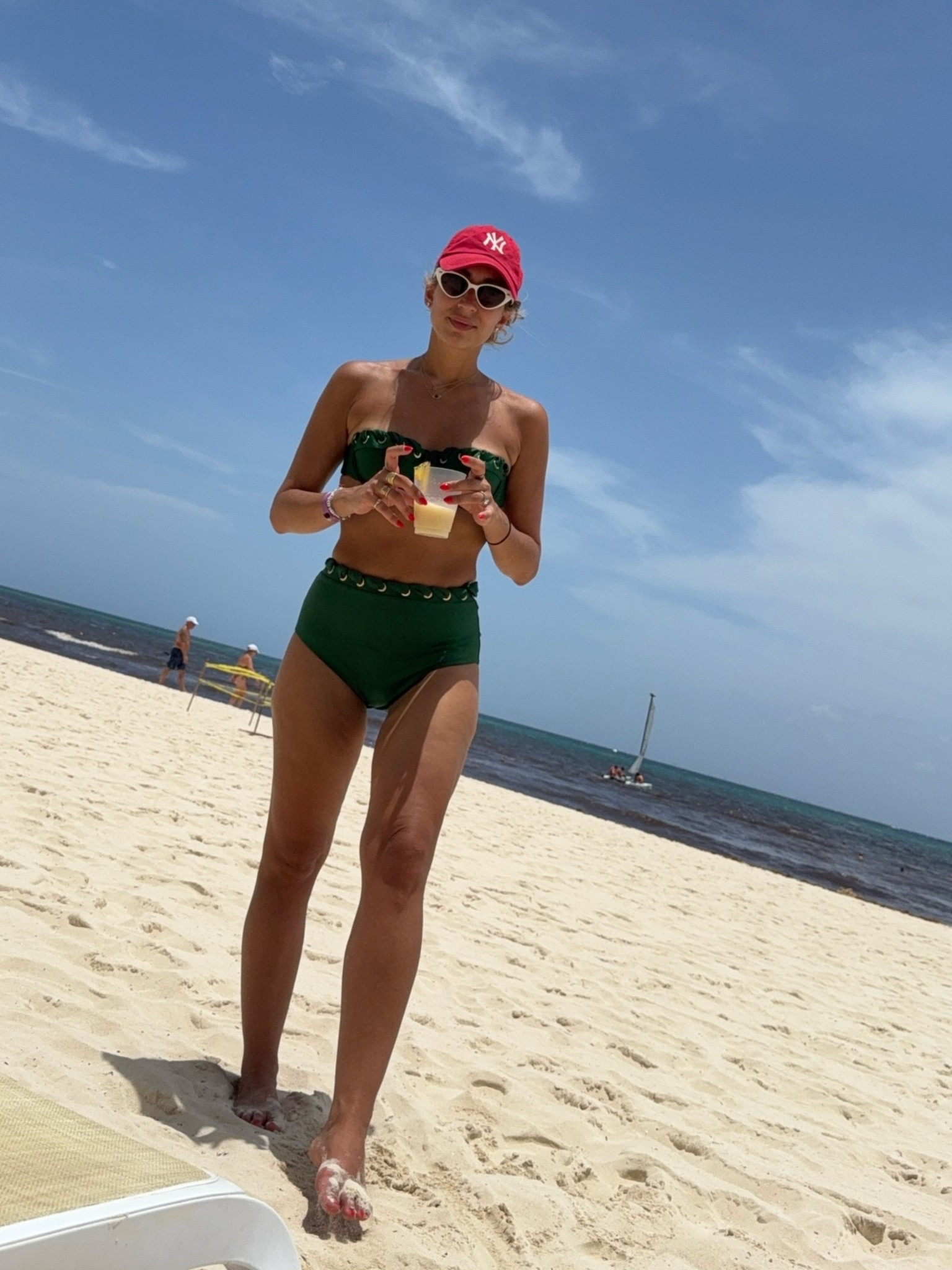 Zimmerman green two piece bathing suit! 
Obsessed with this emerald color. Very flattering. Summer swimsuit. Zimmerman bottom size 2 top size 1  

#LTKSwim #LTKStyleTip #LTKFindsUnder100