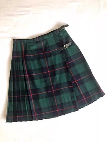 Vintage 1970s Plaid Kilt-Skirt Selected by Souls of California | Free People (Global - UK&FR Excluded)