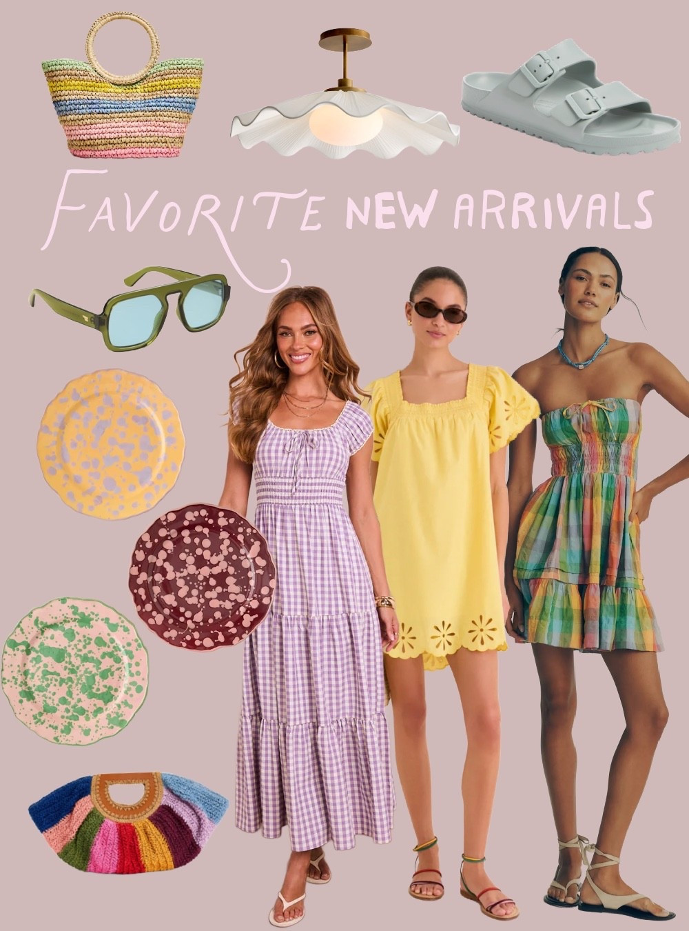 Favorite New Arrivals 🌸 

Summer Dress
Colorful style 
Splatterware 
Plaid 

#LTKdayinmylife #LTKgrwm #LTKootd