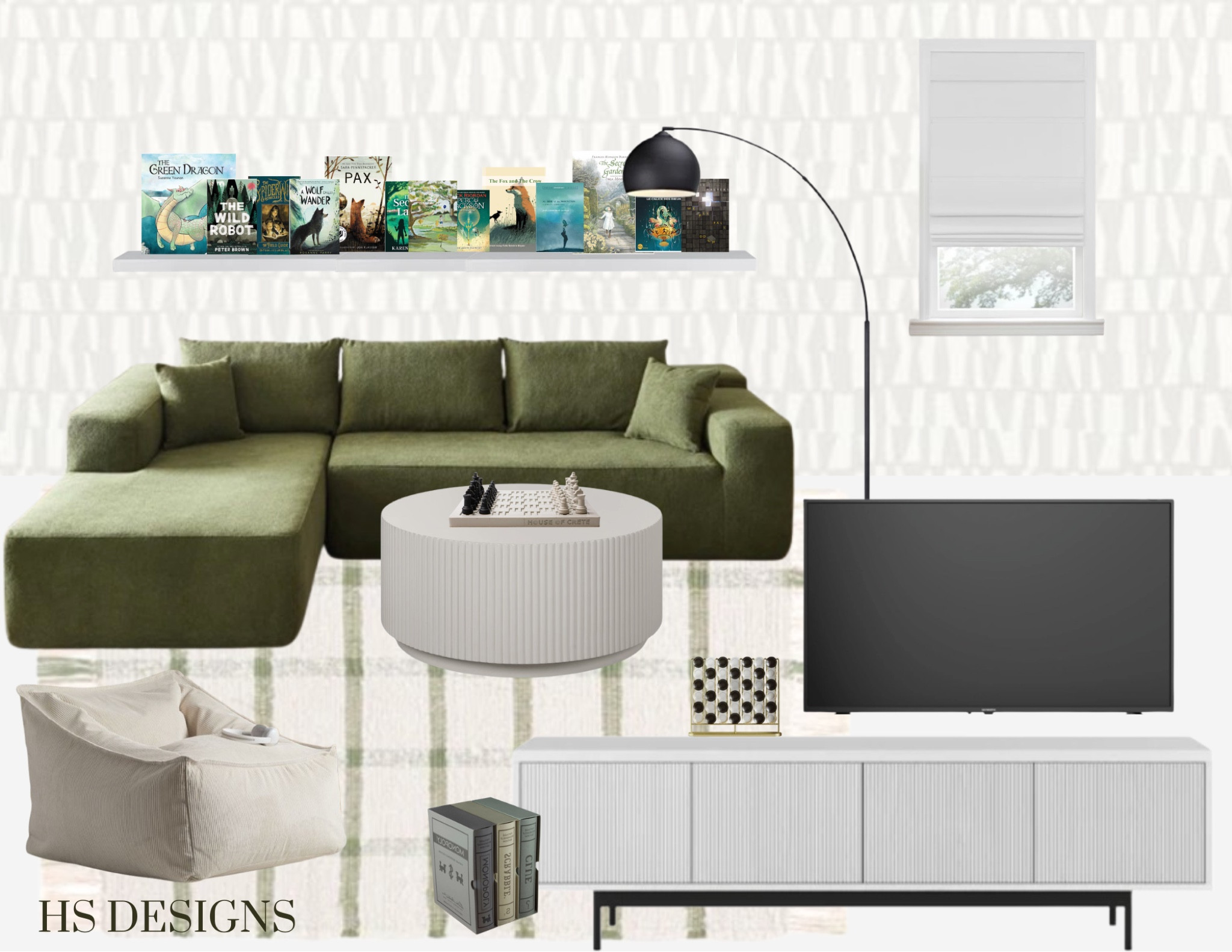 Kids media room 🎥 

Media room, game room, reading room, hangout space, teen, tween, kids space, kids interiors 💚 

#LTKstyletip #LTKfamily #LTKkids