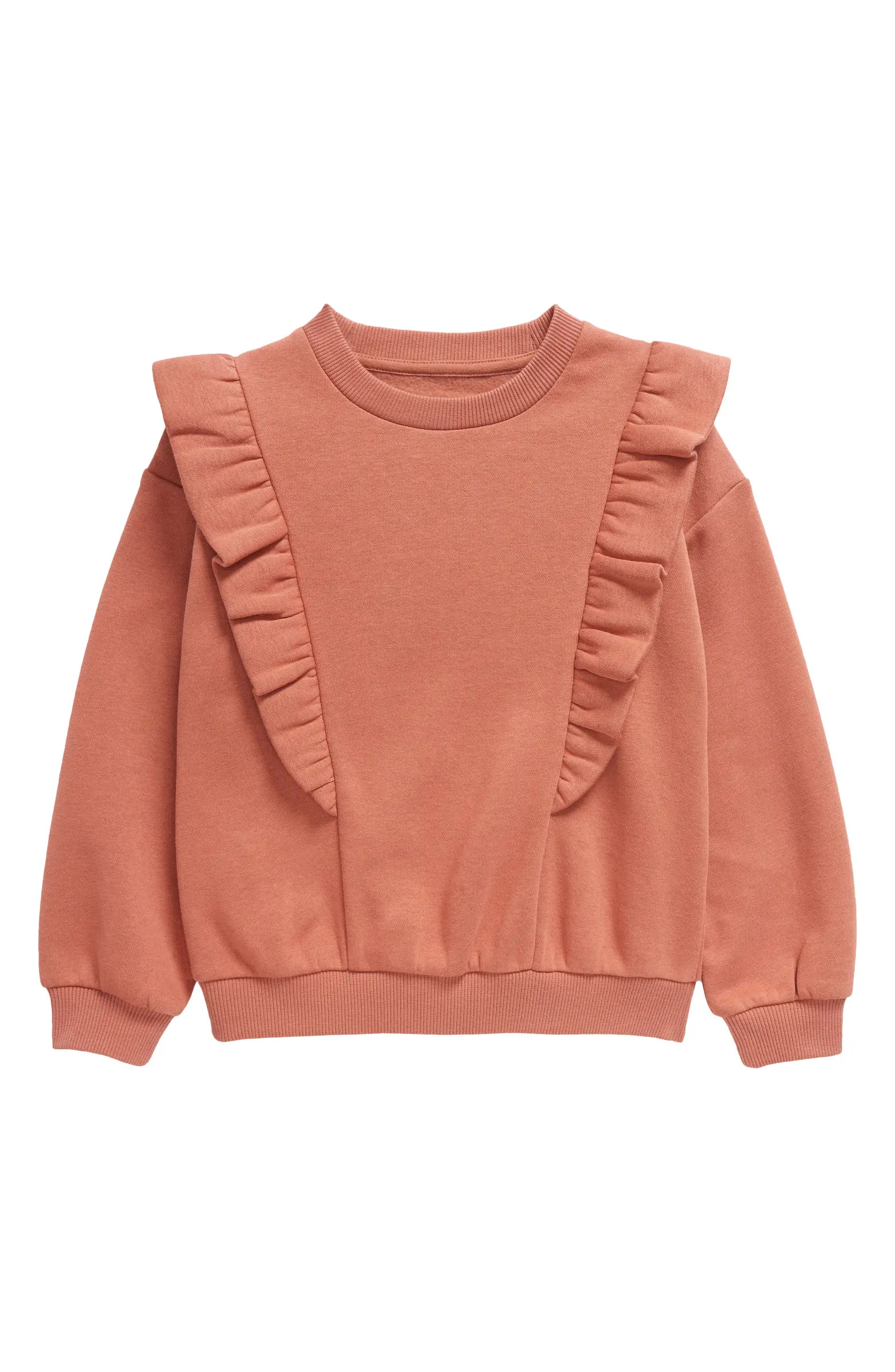 Tucker + Tate Kids' Ruffle Fleece Sweatshirt | Nordstrom | Nordstrom