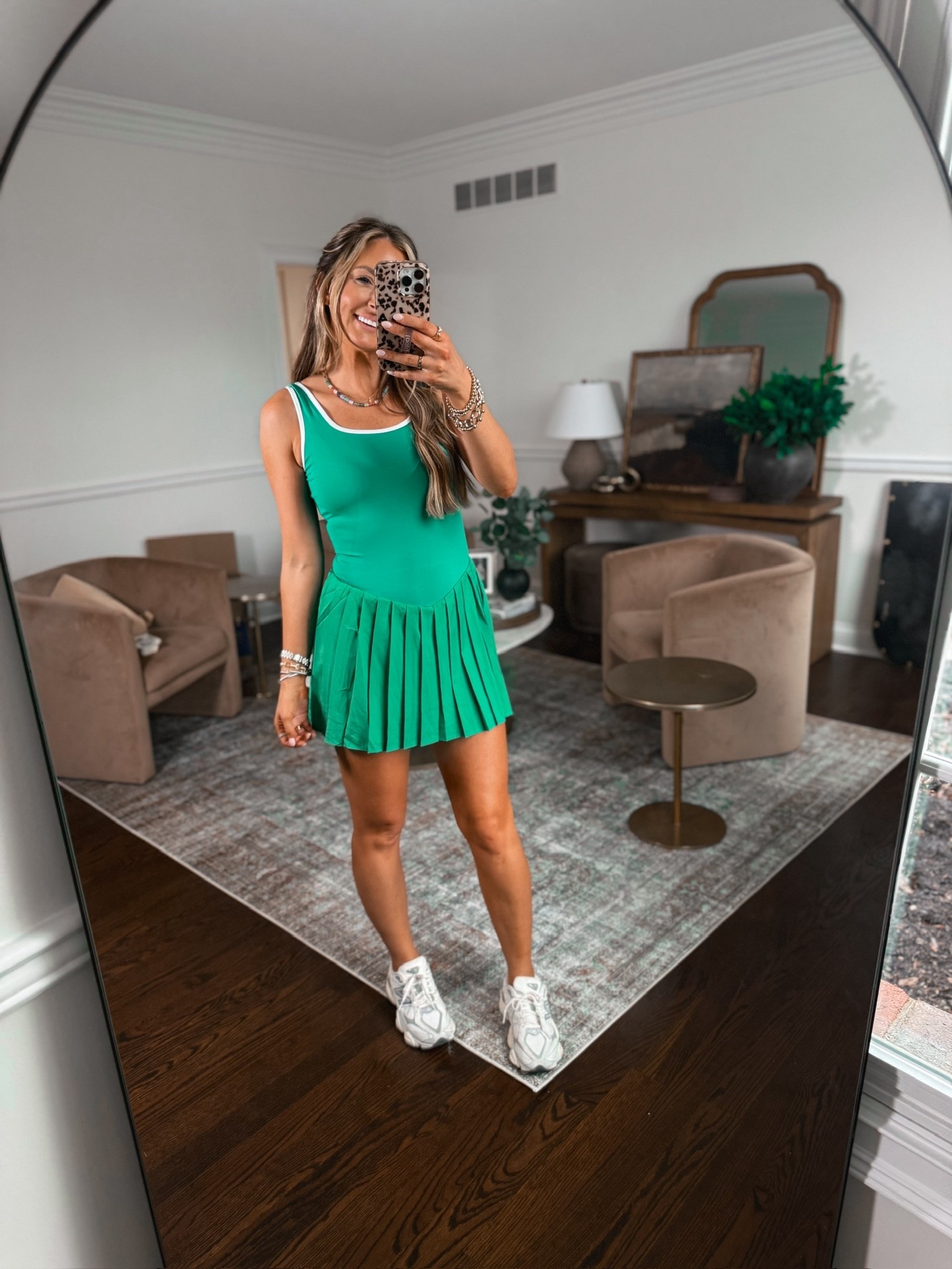 This gorgeous green active dress is perfect for a mom on the go but functional too! 

#LTKmomlife #LTKActive #LTKootd