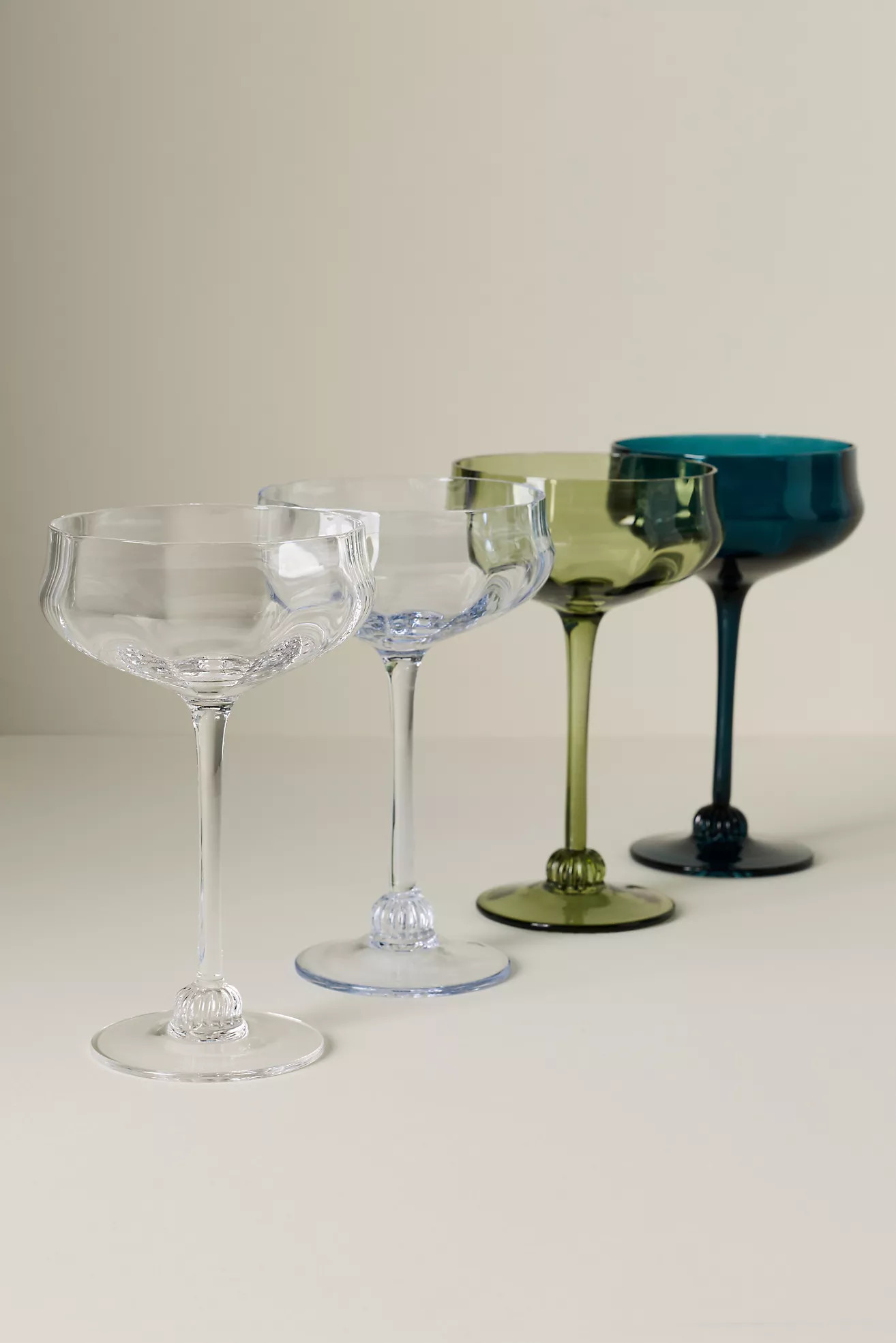 Cybelle Coupe Glasses, Set of 4 | Anthropologie (US)