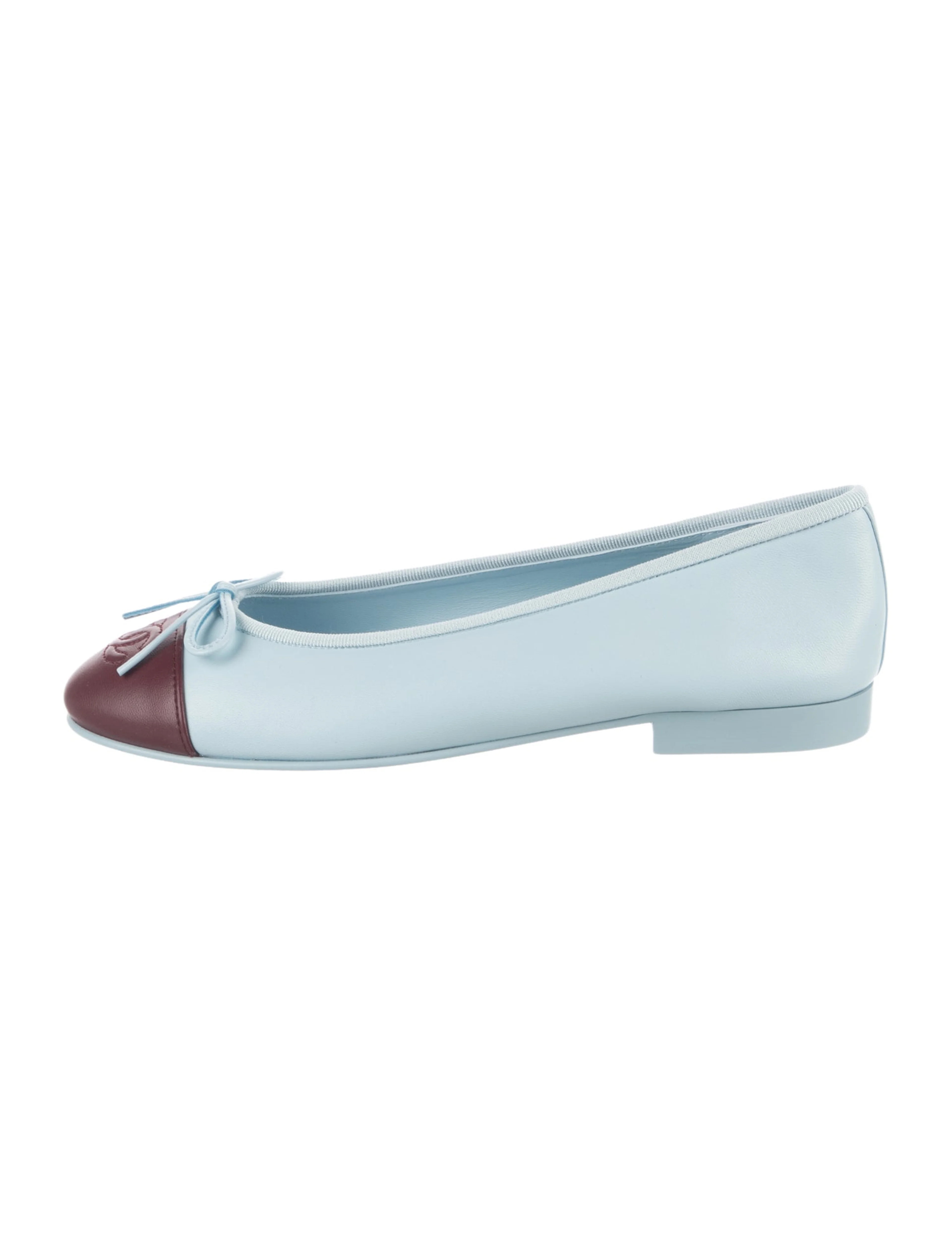 2026 Interlocking CC Logo Ballet Flats | The RealReal