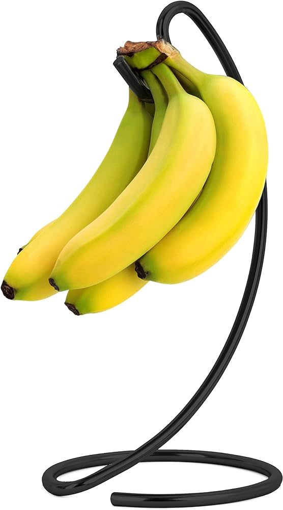 Homeries Banana Holder Modern Banana Hanger Tree Stand Hook for Kitchen Countertop, Copper Banana... | Amazon (US)