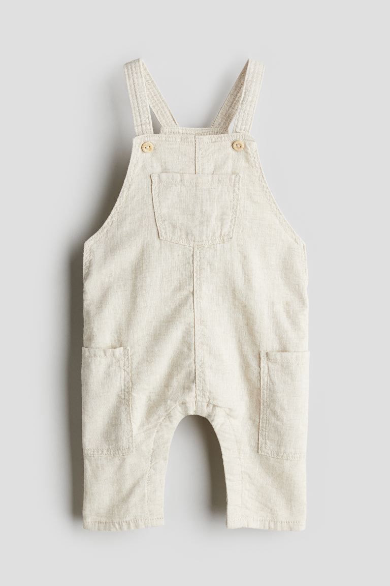 Linen-blend Overalls | H&M (US + CA)