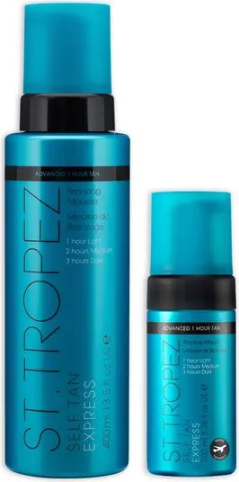 St. Tropez Self Tan Express Bronzing Mousse Home & Away Set $128 Value | Nordstrom | Nordstrom