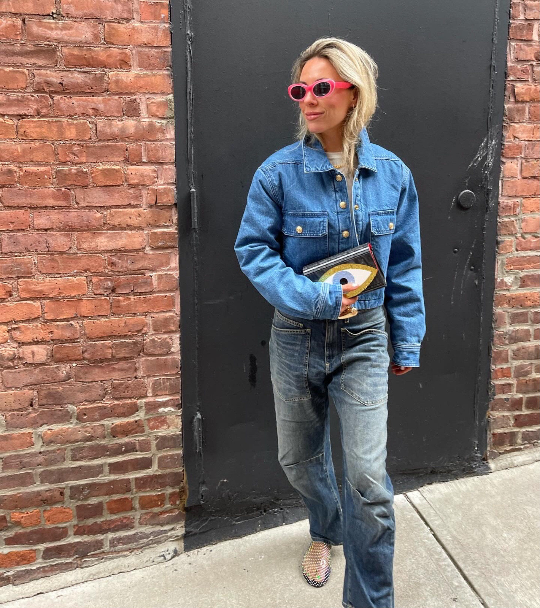 Saturday LEWK !👖🫶🏻🧿🩵🪬💙🤍 When in doubt, double up on denim!!!

#LTKshoecrush #LTKfindsunder50 #LTKstyletip