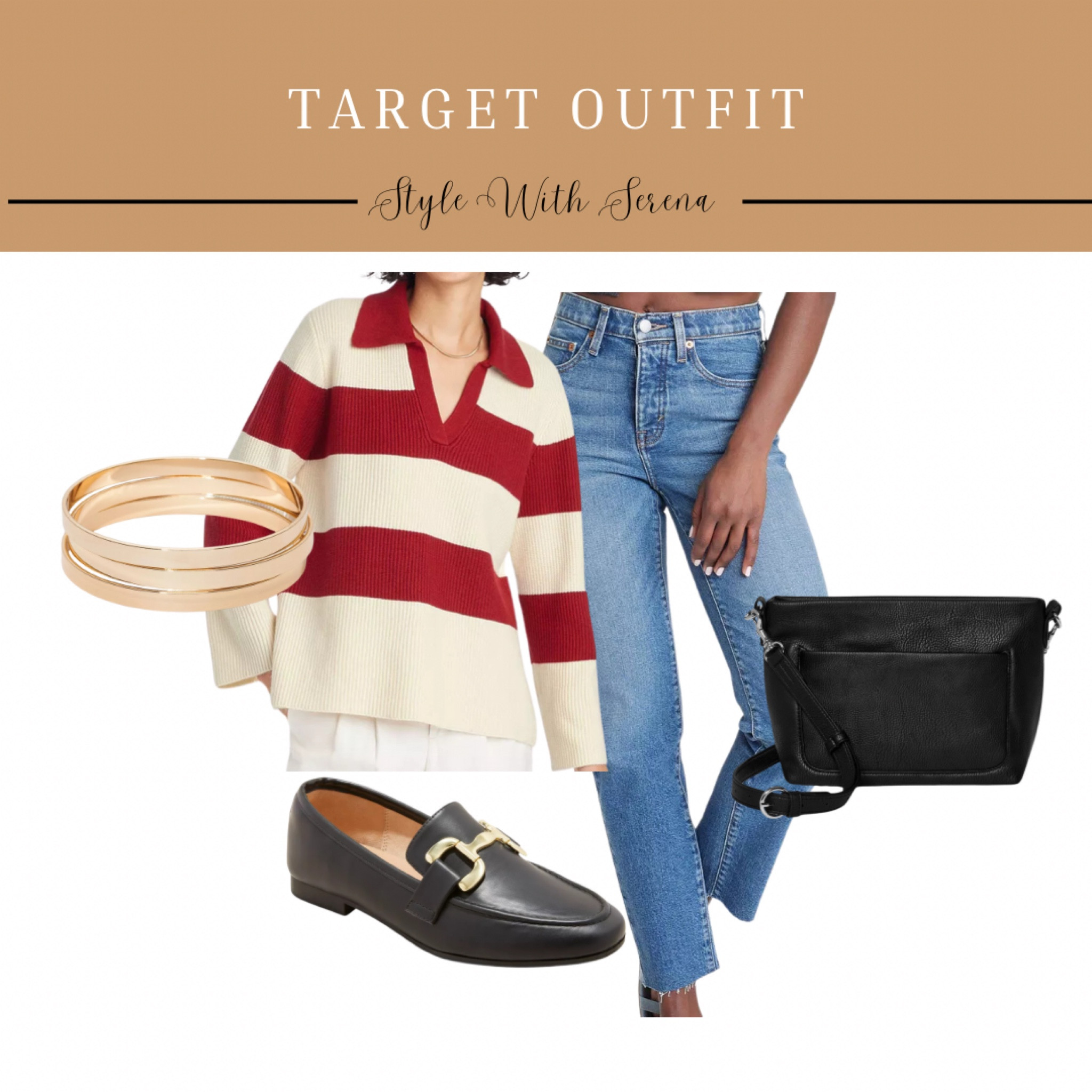 Target outfit, target finds, sweater, jeans, denim, loafers, handbag, jewelry, casual outfit 

#LTKStyleTip #LTKSeasonal #LTKFindsUnder50