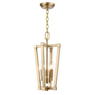 Millennium Lighting 9 in. 3-Light Modern Gold Pendant 9123-MG | The Home Depot