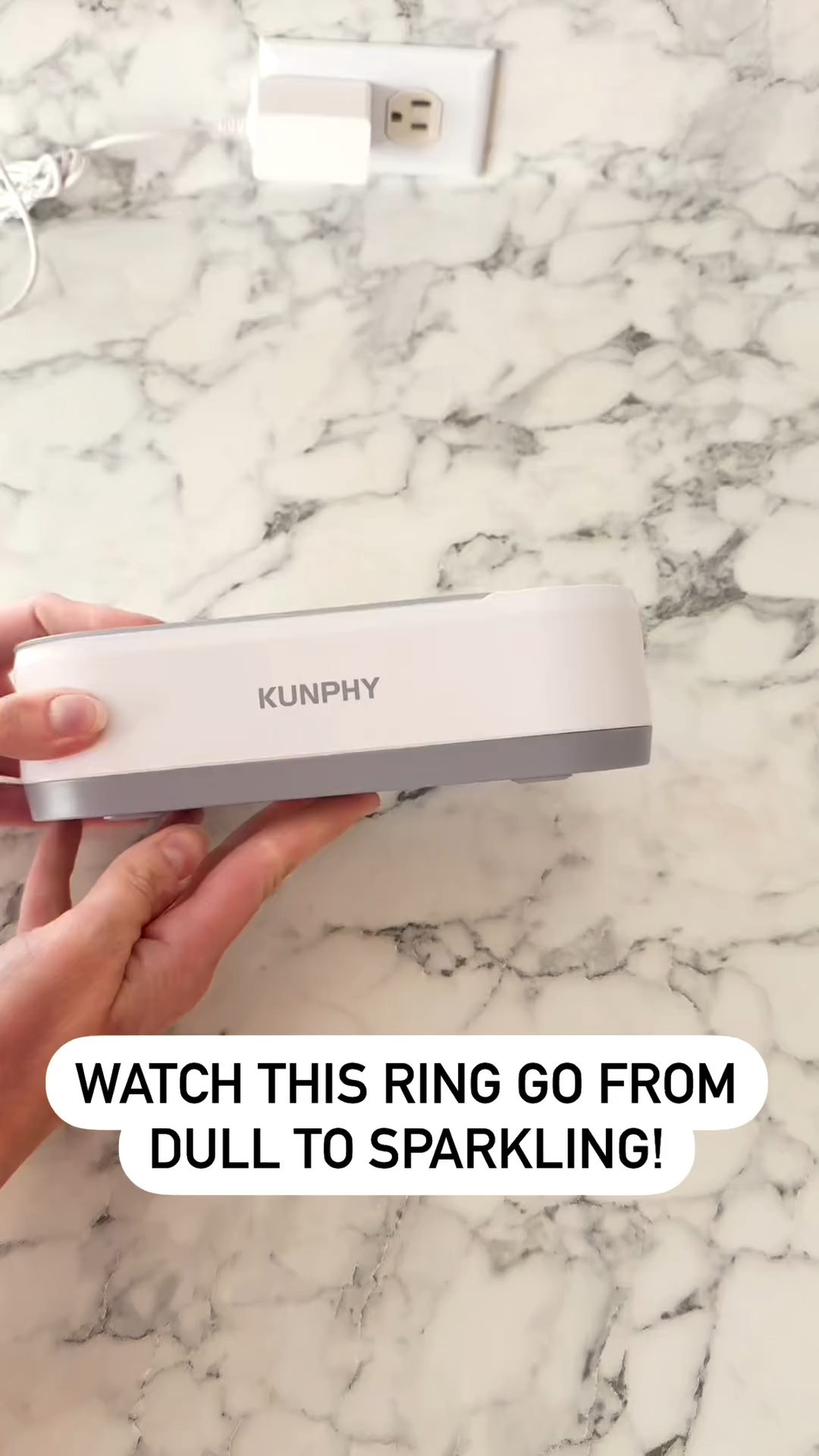 This ultrasonic jewelry cleaner is a total game changer! 💍

It gets your rings, earrings, and even glasses sparkling clean in minutes with no scrubbing needed! A must have for anyone who loves their bling looking brand new. 💎 

#LTKBeauty #LTKmomlife #LTKselfcare