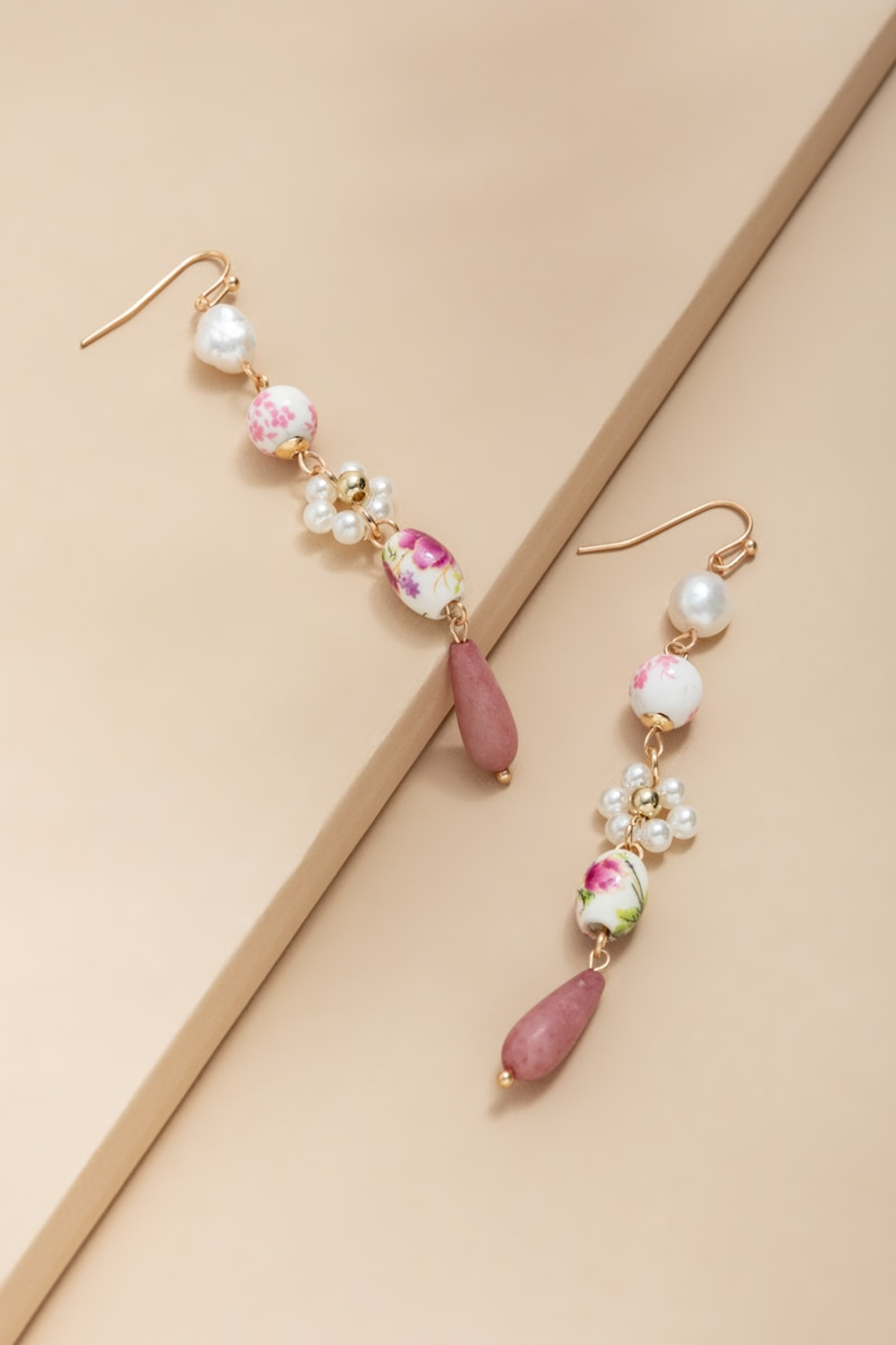 Kathy Ceramic Pearl Drop Earrings | Francesca's