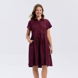 Women's Short Sleeve Button-Down Mini Shirtdress - Universal Thread™ | Target