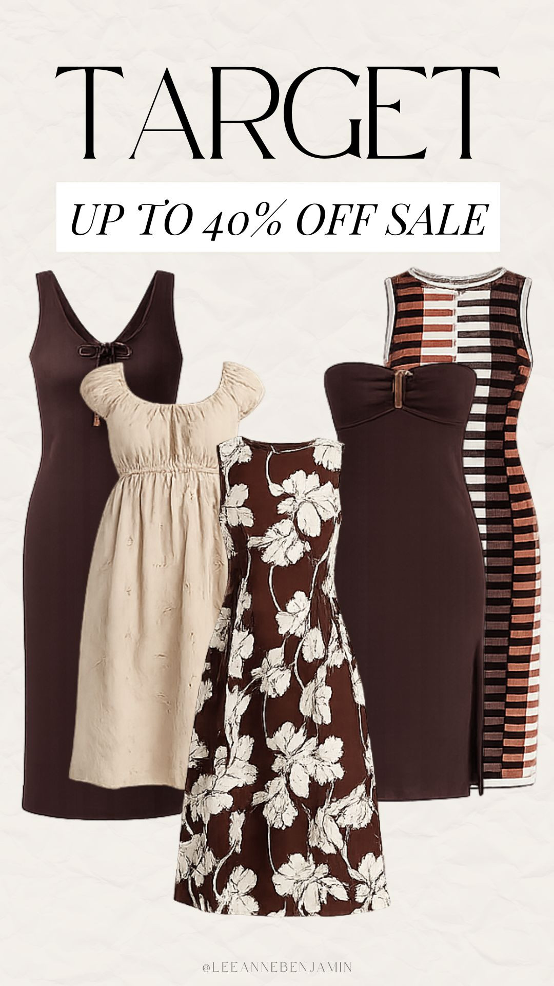 dresses on sale for up to 40% off at Target!  

 #LTKootd #LTKSaleAlert