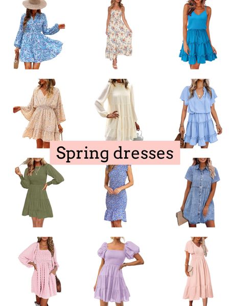 Spring dresses 

#LTKunder50 #LTKunder100 #LTKSeasonal