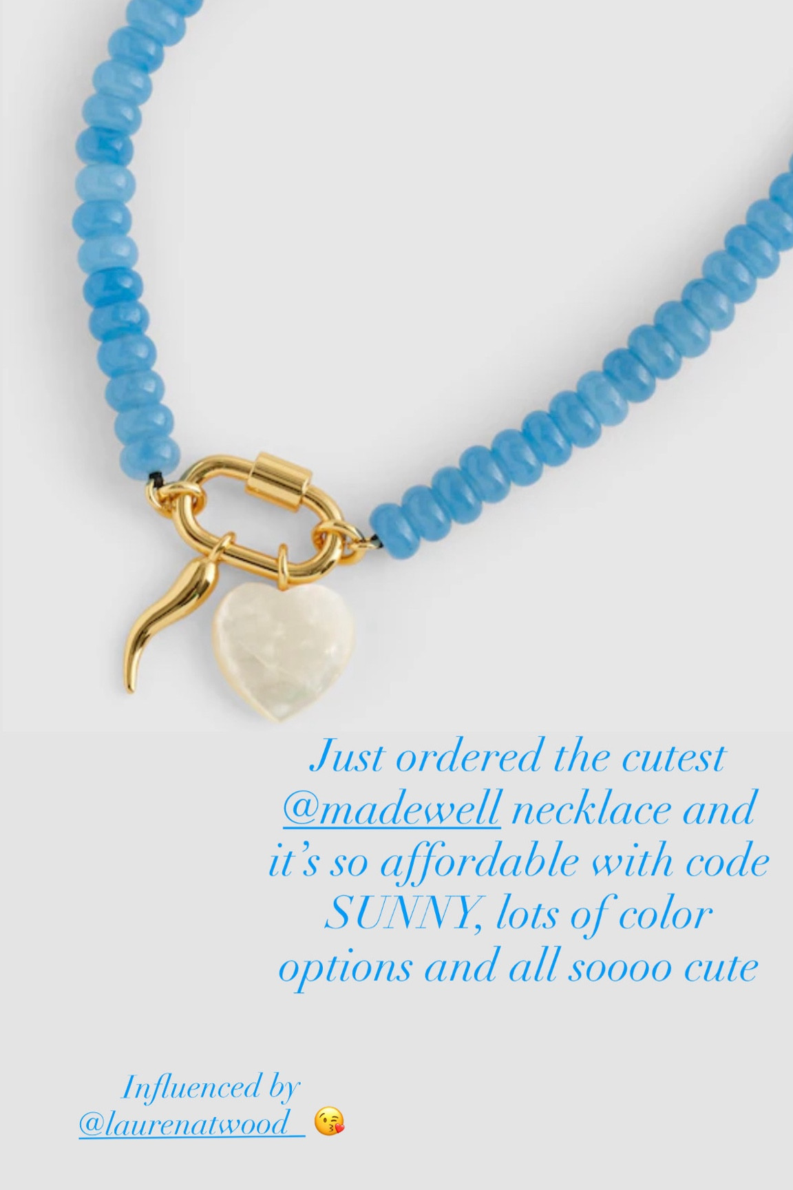 Cutest necklace from Madewell with lots of color options! Use code Sunny for 25% off!

#LTKgrwm #LTKMothersDay #LTKxMadewell
