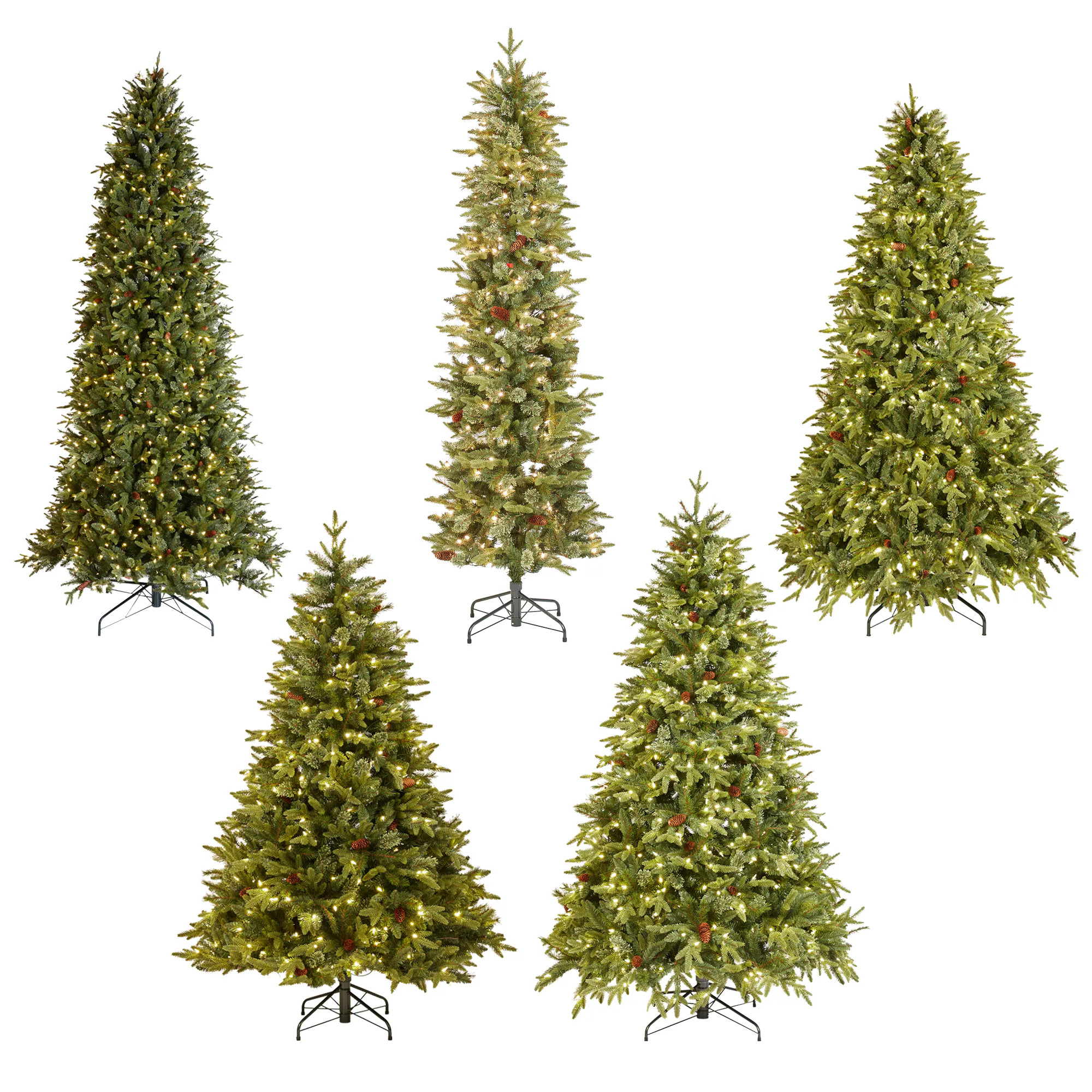 Holiday Living Hayden Pine Artificial Christmas Tree Collection at Lowes.com | Lowe's