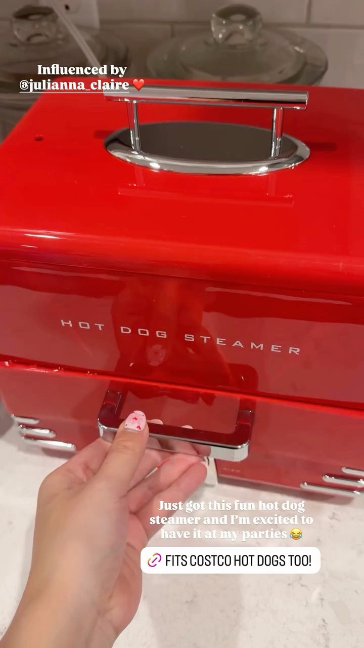 Just got this fun hot dog steamer and I'm excited to have it at my parties. Fits Costco hit dogs too

#LTKfoodie #LTKSeasonal #LTKHome