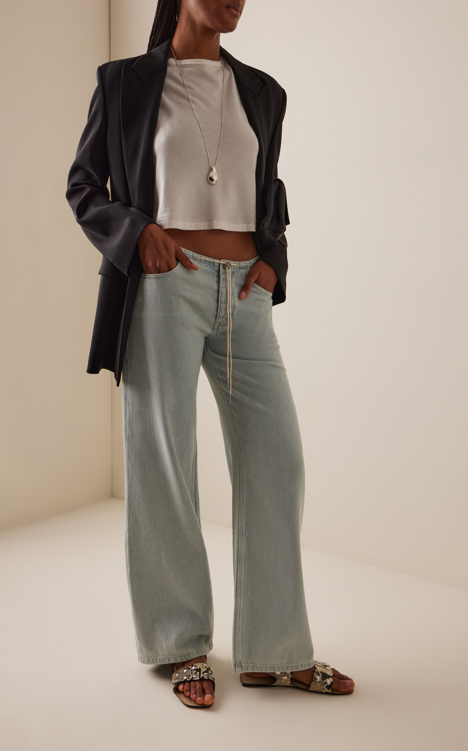 Cool Cotton Low-Rise Jeans | Moda Operandi (Global)