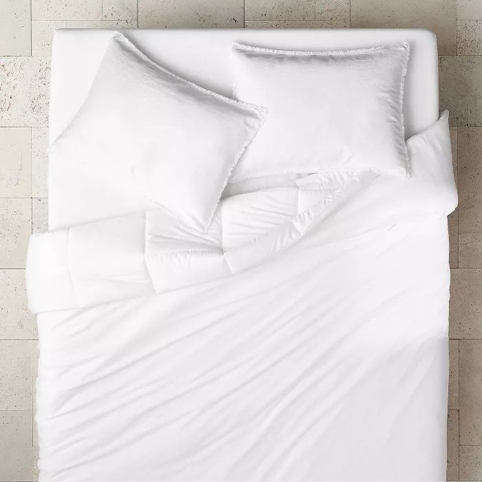 Heavyweight Linen Blend Comforter & Sham Set - Casaluna™ | Target