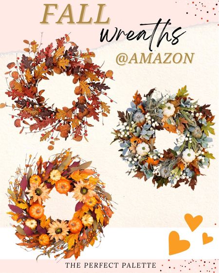 Fall Wreaths: Amazon Edition 🍁 ✨

#falldecor #falldecorations #cozy #livingroom #diningroom #harvest #fallwreath #wreath  #homedecor #forthehome #homefinds 
#home 



#LTKhome #LTKunder50 #LTKwedding #LTKstyletip #LTKU #LTKunder100 #LTKSeasonal