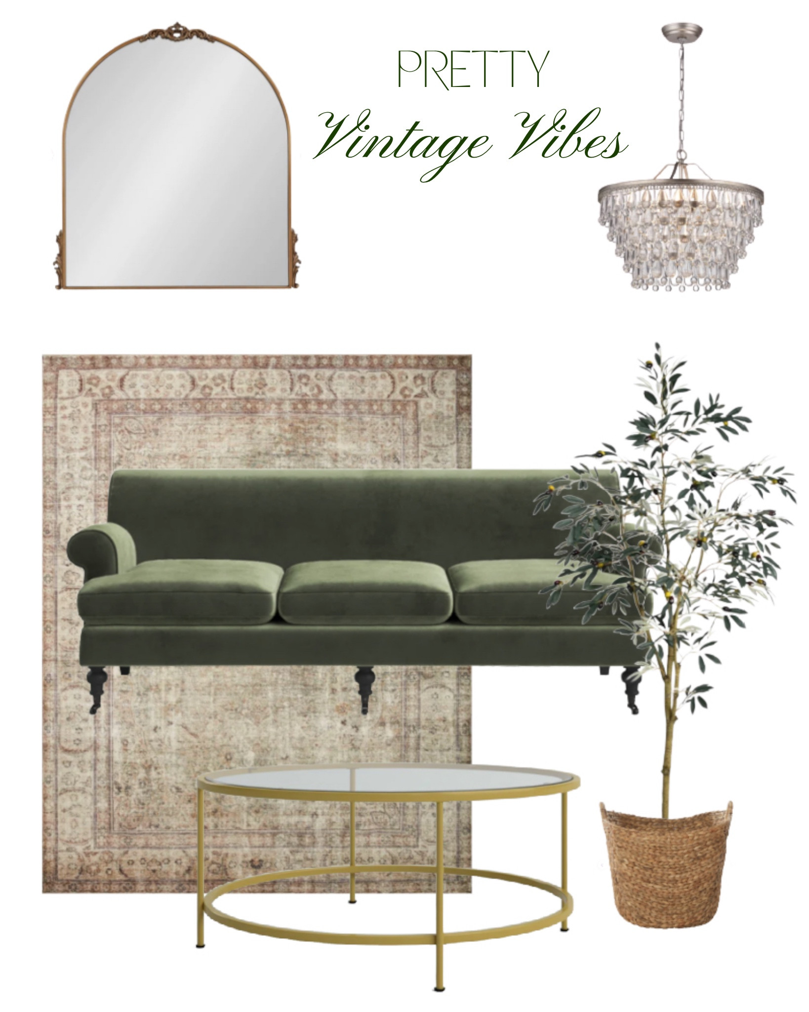 We loved using all of these pieces to create a warm and vintage inspired space. The rug is quite possibly the softest rug we own. And the mirror such a lovely new addition. #wayfairpartner @wayfair #wayfair 