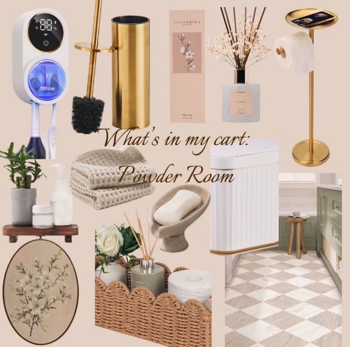 Amazon powder room must haves ✨ 

#LTKmomlife #LTKHome #LTKvlog