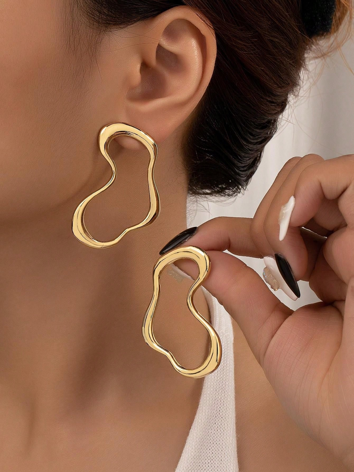 Structured Stud Earrings | SHEIN