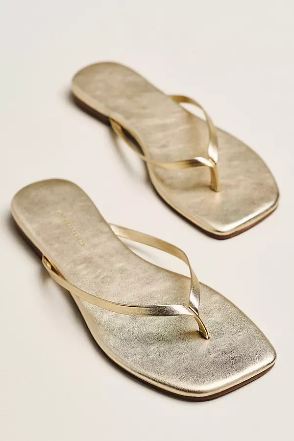 Square-Toe Thongs | Anthropologie (US)