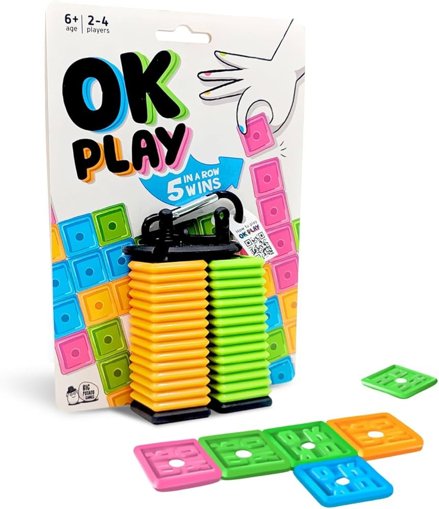 OK Play – Award-Winning Travel Game for Family & Friends | 2–4 Players | Perfect for Trips, P... | Amazon (US)