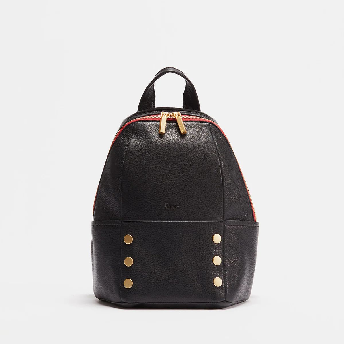 Hunter Black | Women's Functional Leather Backpack | Hammitt | Hammitt (US)
