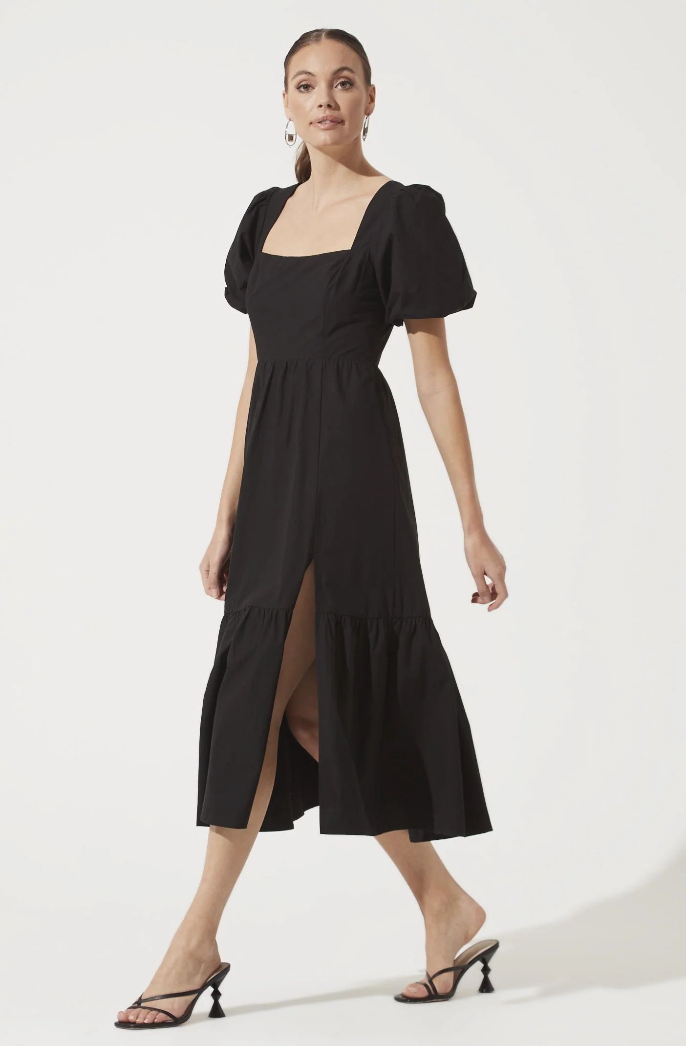 Poplin Tiered Maxi | ASTR The Label (US)