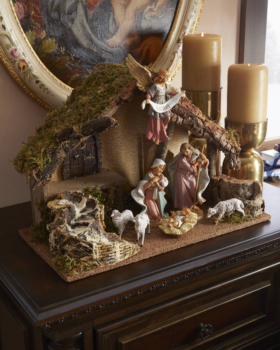 Fontanini Nativity Set with Italian Stable | Neiman Marcus
