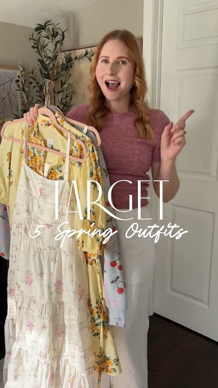 Lightweight layers, comfy fits, and the BEST girly colors!! These @Target  outfits are giving effortless spring vibes. 

Which look is your favorite? 💕 I LOVE the “out to brunch” floral dress so much 💘🥰✨size mediums in everything on me!! 

40% OFF clothing & home finds this weekend at Target 🎯 — make sure you are f0llowing along for more sale alerts ‼️ 💞 @affordablebyamandablog 

Save for outfit inspo & follow for more spring fashion finds ✨

spring casual outfits, spring activewear, spring outfit ideas, casual spring fashion, women’s activewear outfits, athleisure spring looks, spring fashion inspo, everyday spring outfits, comfy spring outfits, workout wear for spring, trendy activewear, spring athleisure outfits, casual outfits for spring, spring clothing haul, instagram spring outfits • target fashion trends • target spring 2026 • target active wear 2026 #targetsale #targetstyle #targetfashion #targetdresses

#LTKgrwm #LTKMidsize #LTKootd