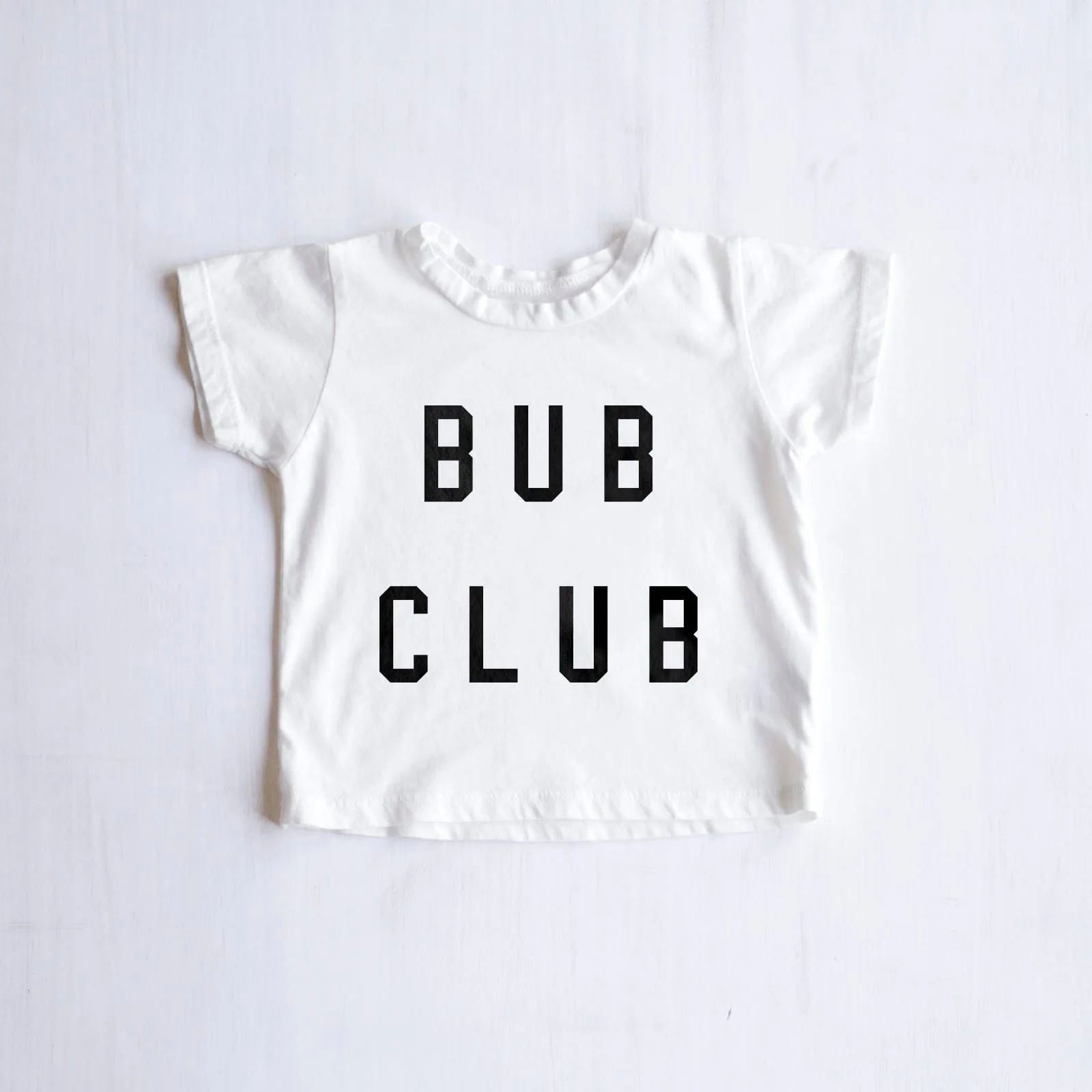 Kids Bub Club Boys T Shirt in White, Toddler Bub club Boys Tee in White - Ford And Wyatt | Ford and Wyatt