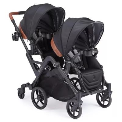 Contours® Curve Double Stroller in Jet Black | buybuy BABY
