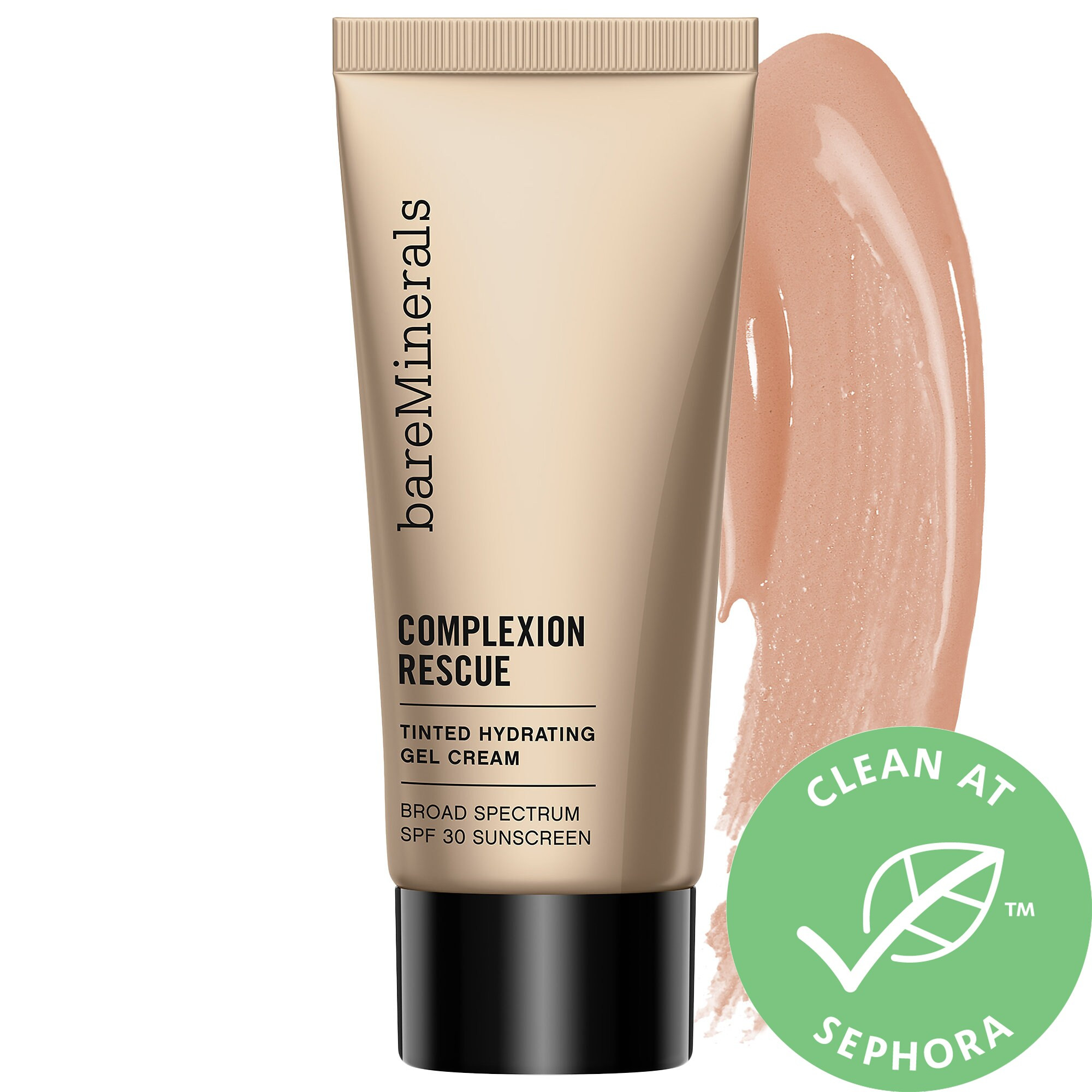 bareMinerals Mini COMPLEXION RESCUE™ Tinted Hydrating Gel Cream SPF 30 Suede 04 0.5 oz/ 15 mL | Sephora (CA)