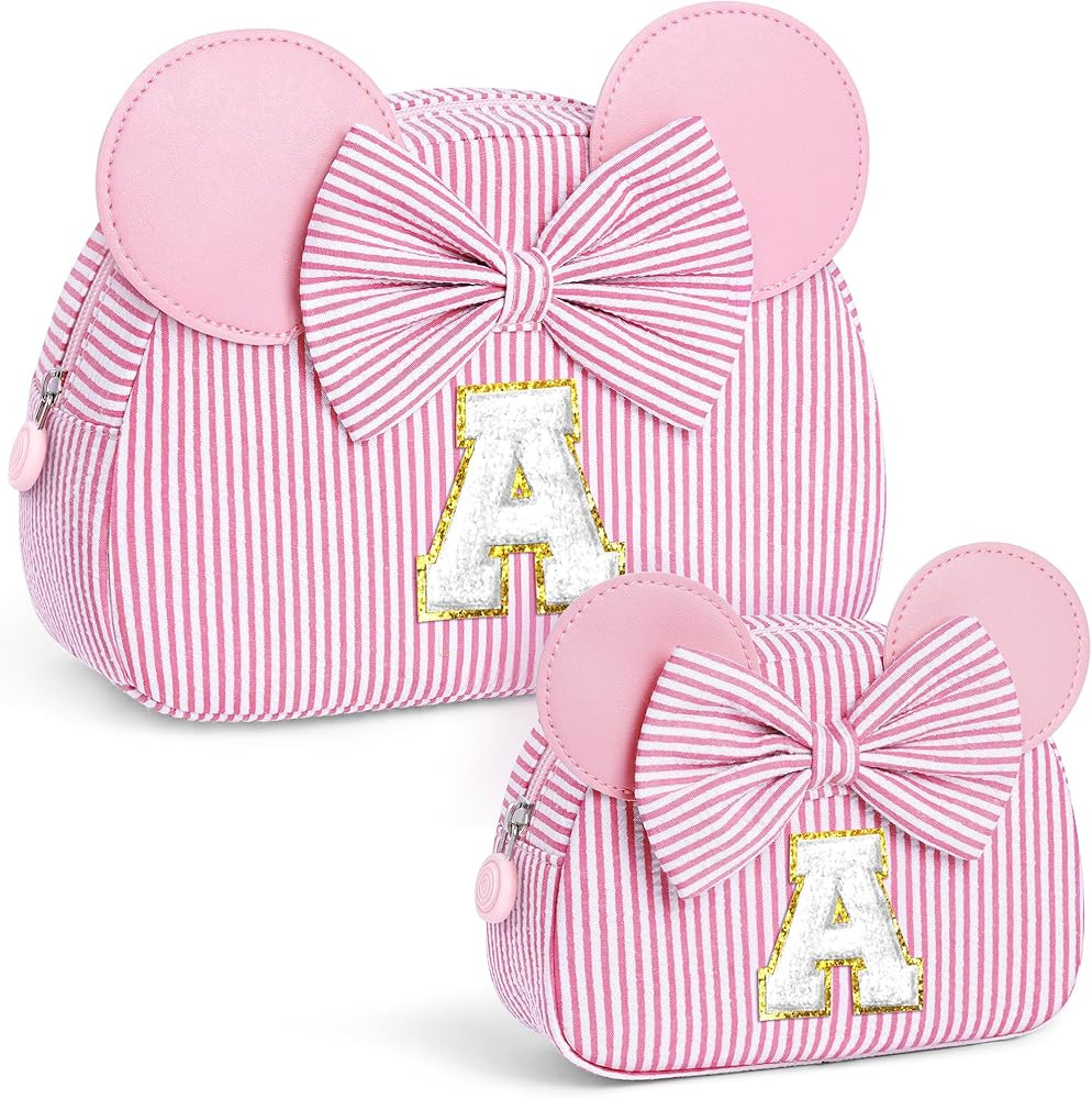 Gifts for Girls, Personalized Initial Makeup Bag Birthday Gift for 4 5 6 7 8 9 10 11 12 13 Years ... | Amazon (US)