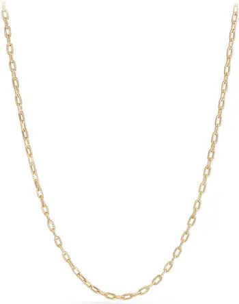 DY Madison Thin Chain Necklace in 18K Gold | Nordstrom